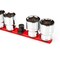 Tekton 3/4 Inch Drive x 13 Inch Socket Rail, 8 Clips (Red) OSR32108 - alternate 3